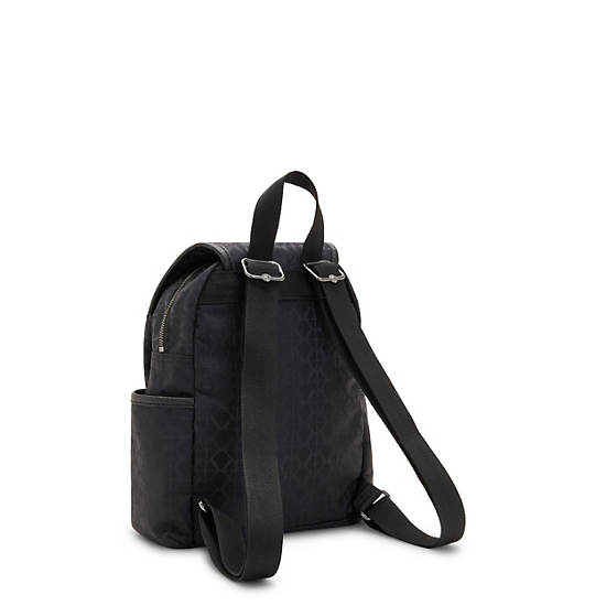 Kipling City Pack Mini Fashion Backpacks Signature Black | CA 1484CT